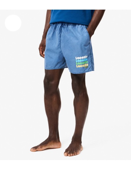 Lacoste - Bañador con Efecto Lavado