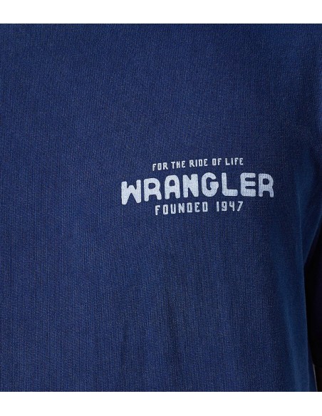 Wrangler - Camisetas Graphic Tee Navy