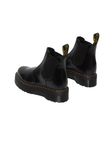Dr. Martens - Botas Chelsea con Plataforma Quad Smooth