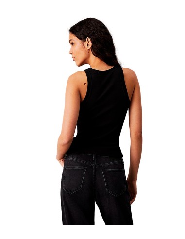 Calvin Klein - Camisetas Woven Label Tank Top