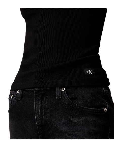 Calvin Klein - Camisetas Woven Label Tank Top