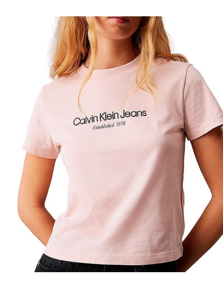 Calvin Klein - Camisetas Institutional Graphic Bab