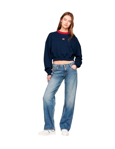 Tommy Jeans - Sudadera Relaxed Crop