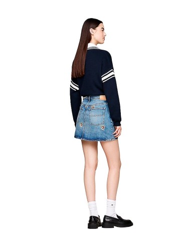 Tommy Jeans - Mini Falda Vaquera Izzie