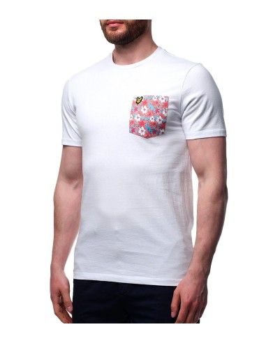 Lyle & Scott - Camisetas Floral Print Pocket T-Shi