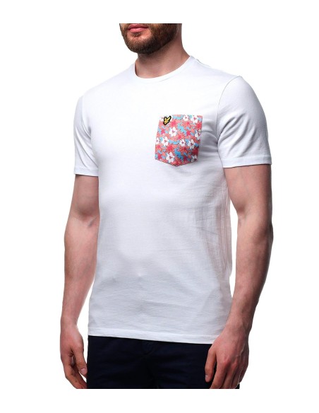 Lyle & Scott - Camisetas Floral Print Pocket T-Shi