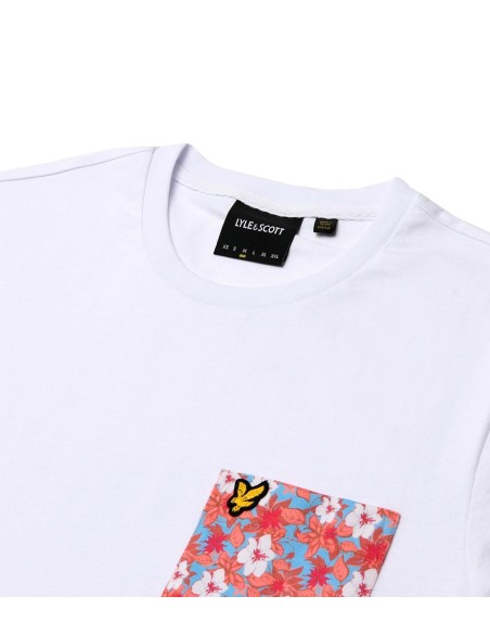 Lyle & Scott - Camisetas Floral Print Pocket T-Shi