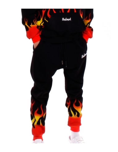 But Not - Pantalón con Llamas Estampadas