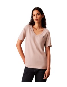 Calvin Klein - Camisetas Ck Embro Badge V-Neck Tee