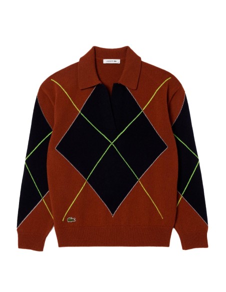 Lacoste - Jersey Tricot Con Rombo