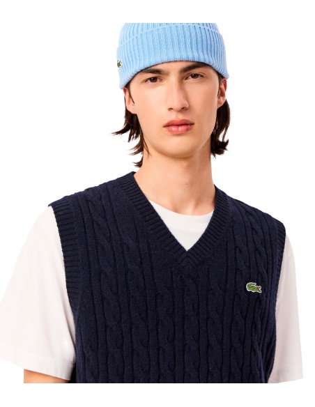 Lacoste - Chaleco De Punto Con Logo