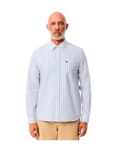Lacoste - Camisa A Rayas Con Logo