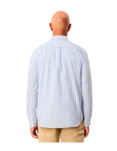 Lacoste - Camisa A Rayas Con Logo