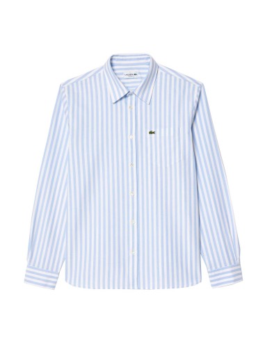 Lacoste - Camisa A Rayas Con Logo