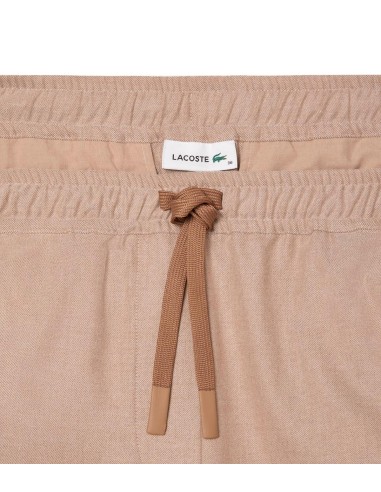 Lacoste - Pantalón De Franela De Pierna Ancha