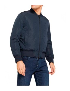 Emporio Armani - Chaqueta Bomber con Logos Estampados
