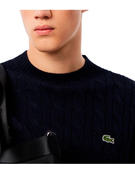 Lacoste - Jersey De Cuello Redondo y Logo