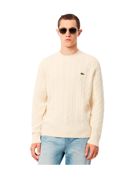 Lacoste - Jersey Con Cuello Redondo y Logo