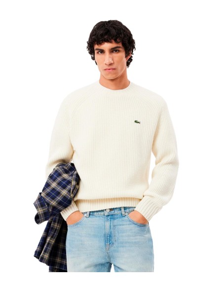 Lacoste - Jersey De Cuello Redondo y Logo