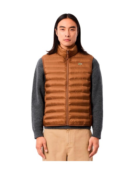 Lacoste - Chaleco Acolchado Con Logo