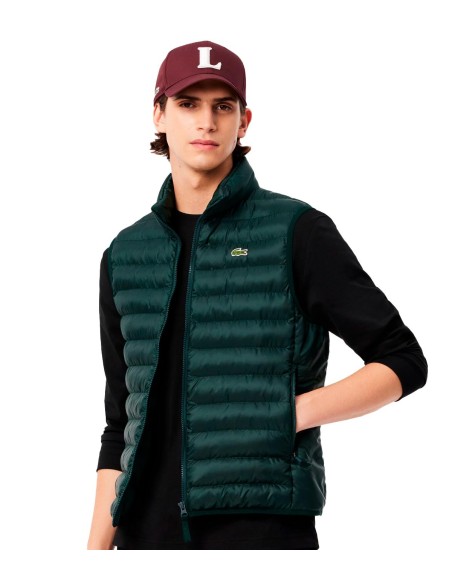 Lacoste - Chaleco Acolchado Con Logo