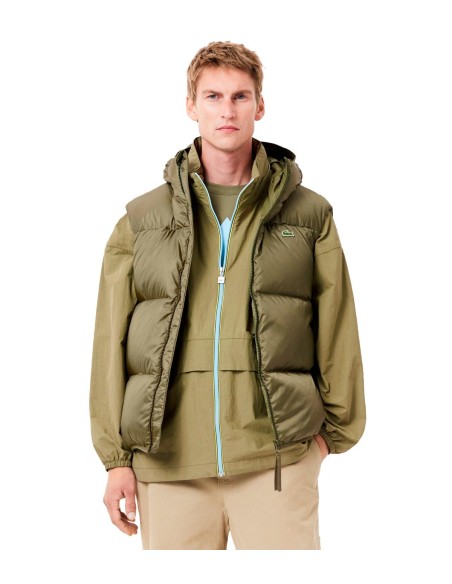 Lacoste - Chaleco Acolchado Con Logo