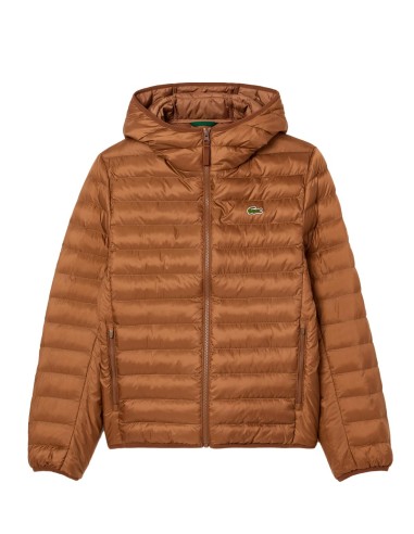 Lacoste - Chaqueta Acolchada Impermeable Con Capucha