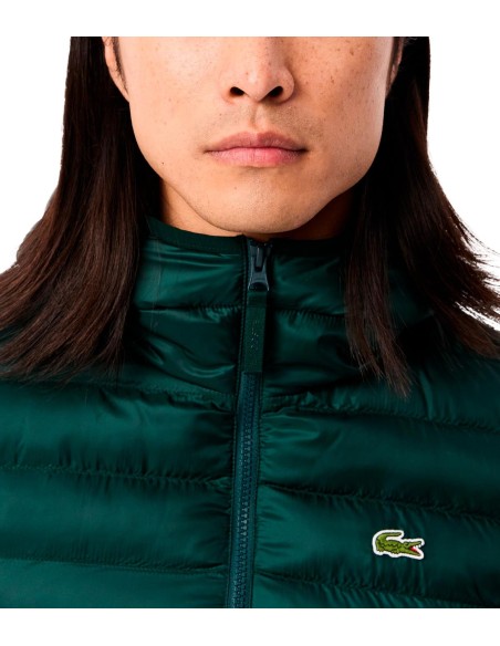 Lacoste - Chaqueta Acolchada Impermeable Con Capucha
