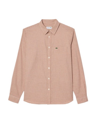 Lacoste - Camisa A Cuadros Con Logo