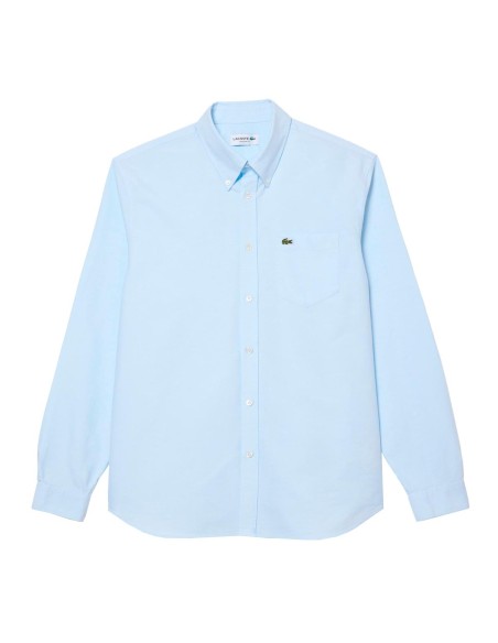 Lacoste - Camisa Lisa Con Logo