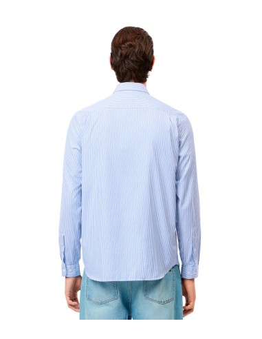 Lacoste - Camisa A Rayas Con Logo