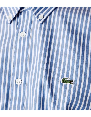 Lacoste - Camisa A Rayas Con Logo