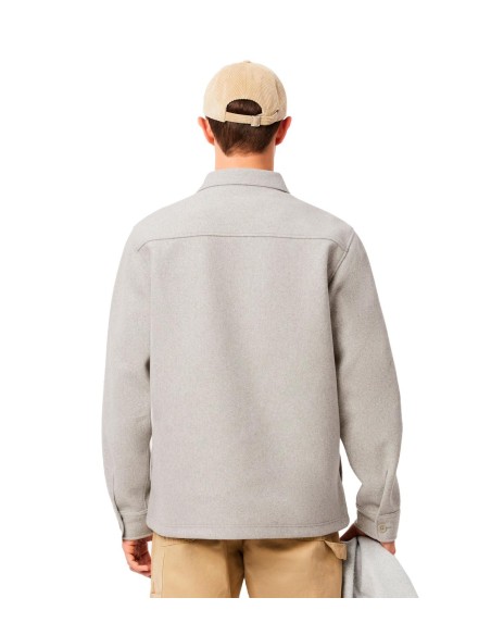 Lacoste - Sobrecamisa de Franela Con Logo