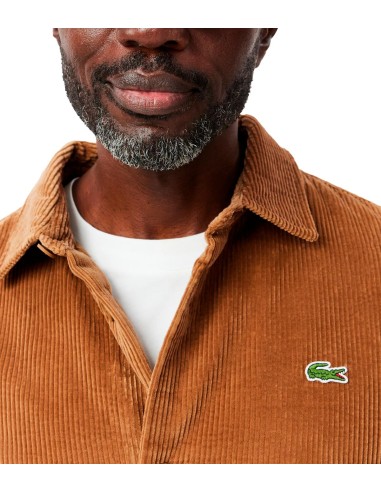 Lacoste - Sobrecamisa De Pana Con Logo