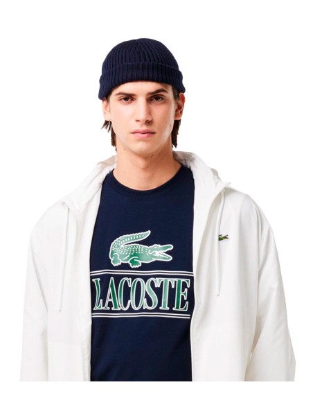 Lacoste - Gorro De Punto Con Logo