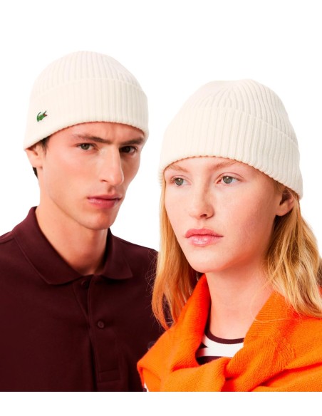 Lacoste - Gorro De Punto Con Logo