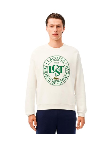 Lacoste - Sudadera Gráfica De Corte Holgado
