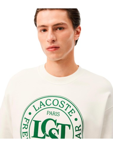 Lacoste - Sudadera Gráfica De Corte Holgado