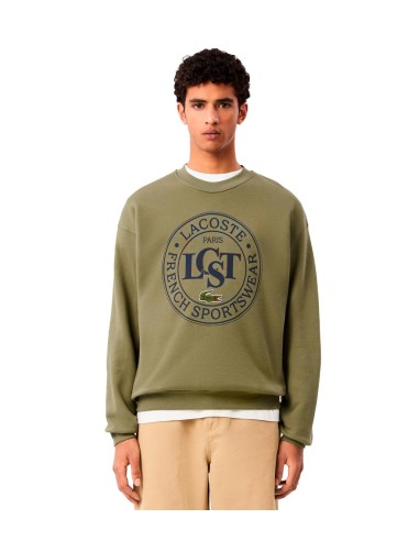 Lacoste - Sudadera Gráfica De Corte Holgado