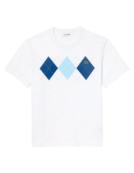 Lacoste - Camiseta De Punto Con Estampado En Rombo