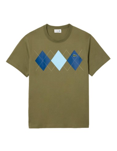 Lacoste - Camiseta De Punto Con Estampado En Rombo