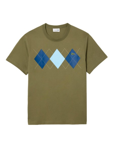 Lacoste - Camiseta De Punto Con Estampado En Rombo