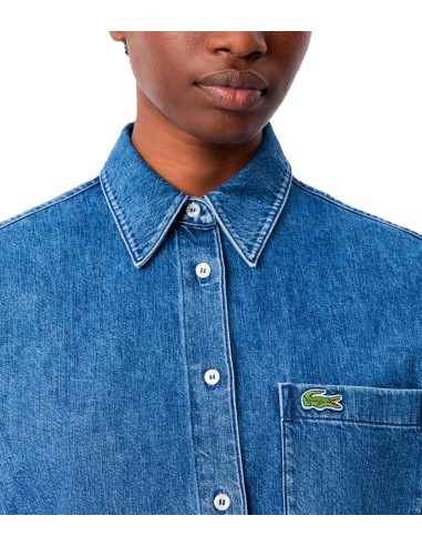 Lacoste - Camisa Vaquera Con Logo