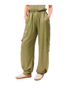 Lacoste - Pantalón Cargo Satinado De Corte Holgado