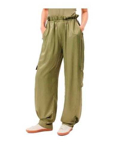 Lacoste - Pantalón Cargo Satinado De Corte Holgado