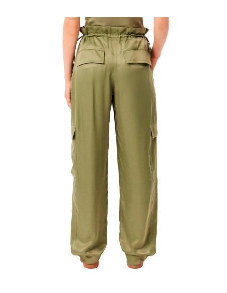 Lacoste - Pantalón Cargo Satinado De Corte Holgado