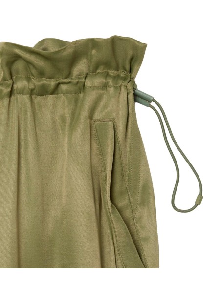 Lacoste - Pantalón Cargo Satinado De Corte Holgado