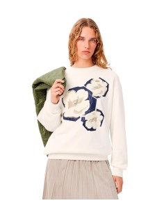 Lacoste - Sudadera Floral Amplia