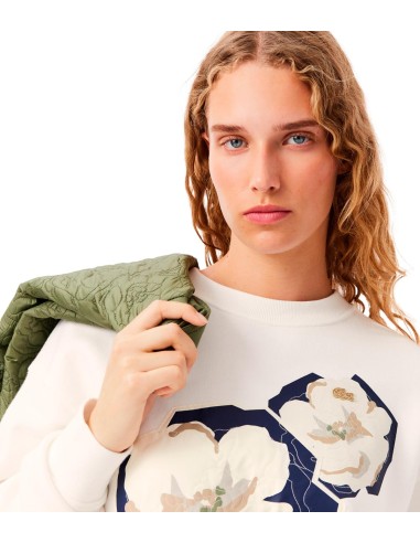 Lacoste - Sudadera Floral Amplia