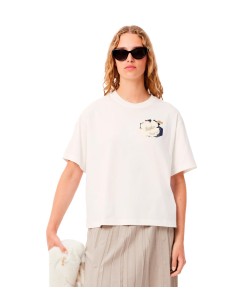 Lacoste - Camiseta Con Estampado Floral